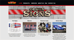 Desktop Screenshot of olsonsigns.org